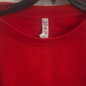 ALO Yoga Bold Red Pullover